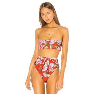 Mara Hoffman Abigail Bikini Set Goldie High-Waisted Swim Bottoms Multi Women S